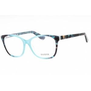 Guess Women's Eyeglasses - Turquoise/Other Plastic Cat Eye Full Rim | GU2949-N 089