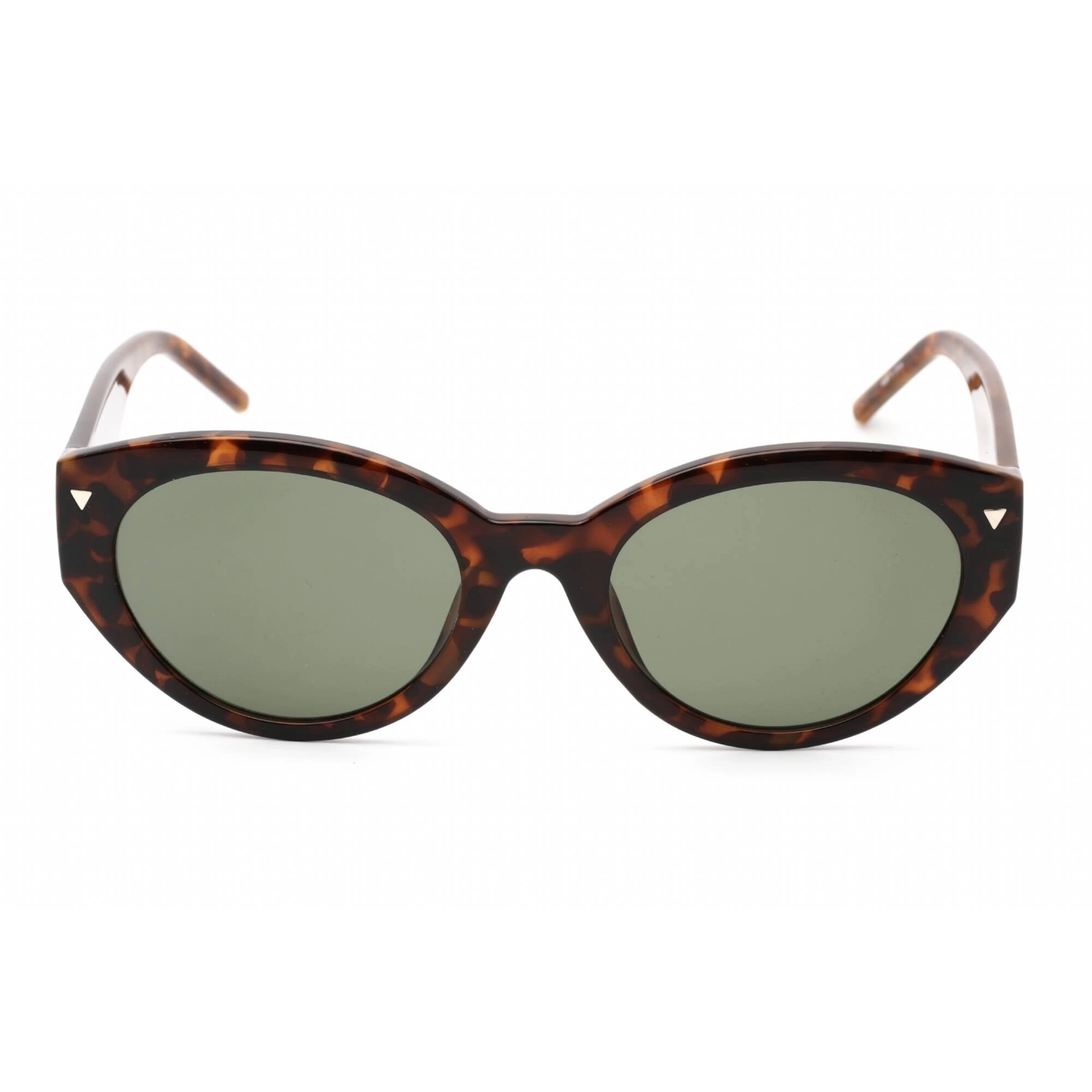 Guess Women's Sunglasses - Blonde Havana Plastic Cat Eye Full Rim Frame | GU8249 53N