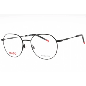 Hugo Women's Eyeglasses - Black Metal Round Shape Full Rim Frame | HG 1186 0807 00