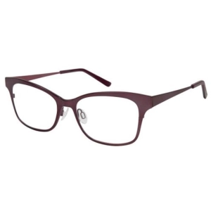 Isaac Mizrahi Women's Eyeglasses - Purple Metal Cat Eye Frame | ISAAC MIZRAHI 30016 PU