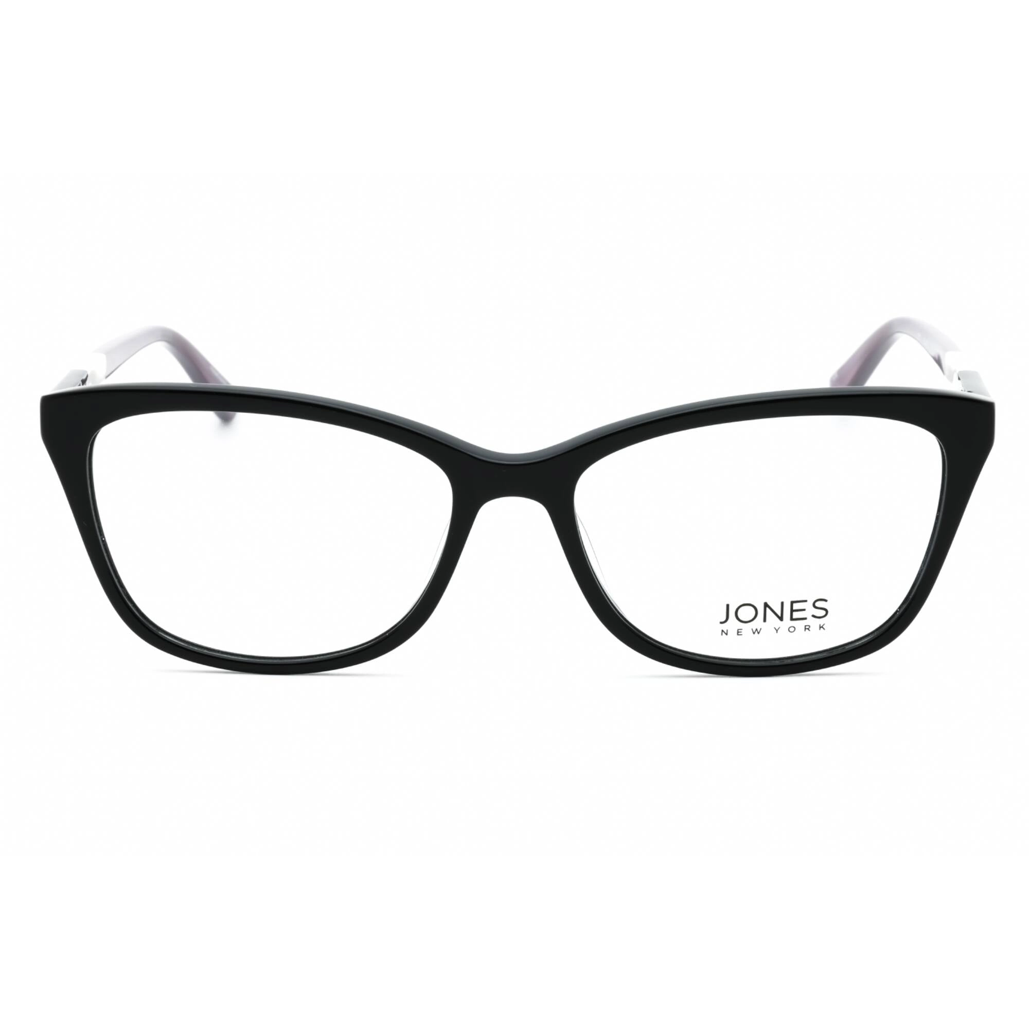 Jones New York Women's Eyeglasses - Black Acetate Cat Eye Full Rim Frame | J767 0BLA