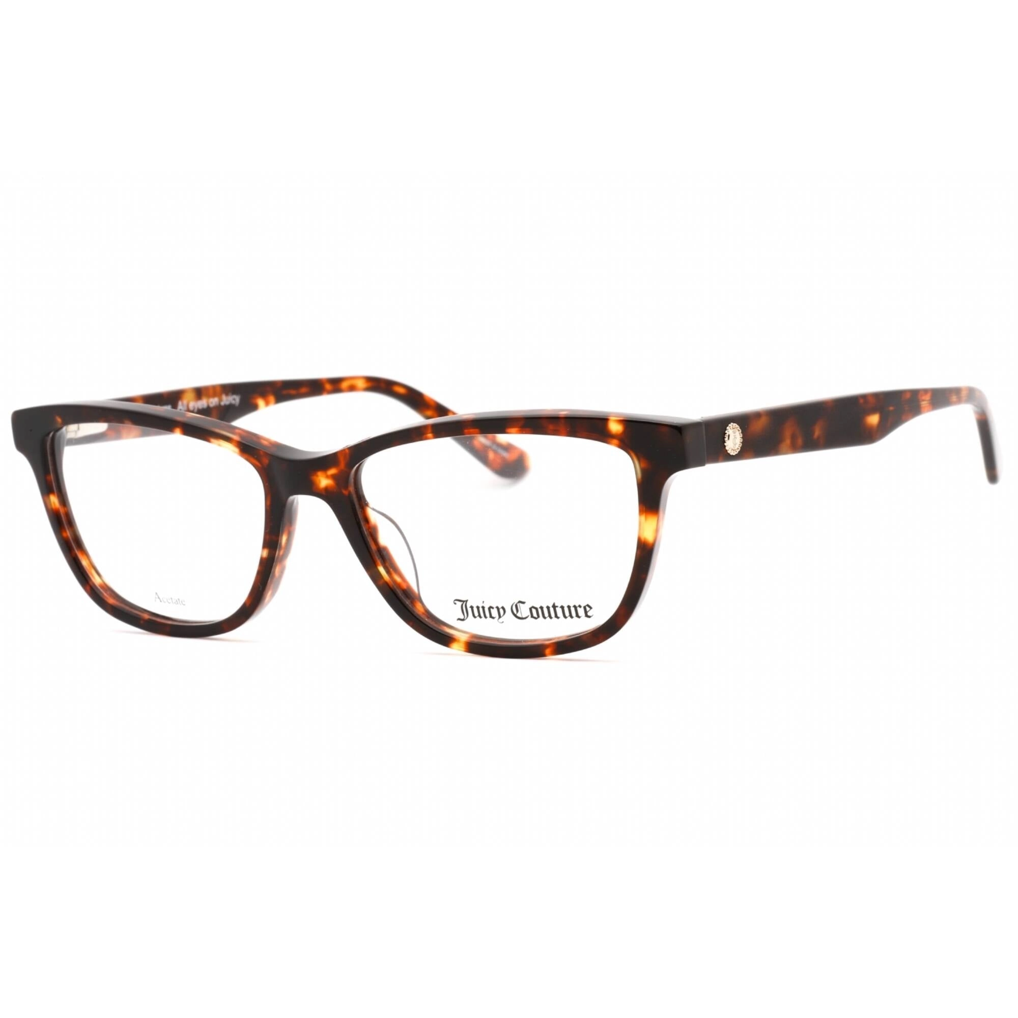 Juicy Couture Women's Eyeglasses - Havana Cat Eye Full Rim Frame | JU 187 0086 00