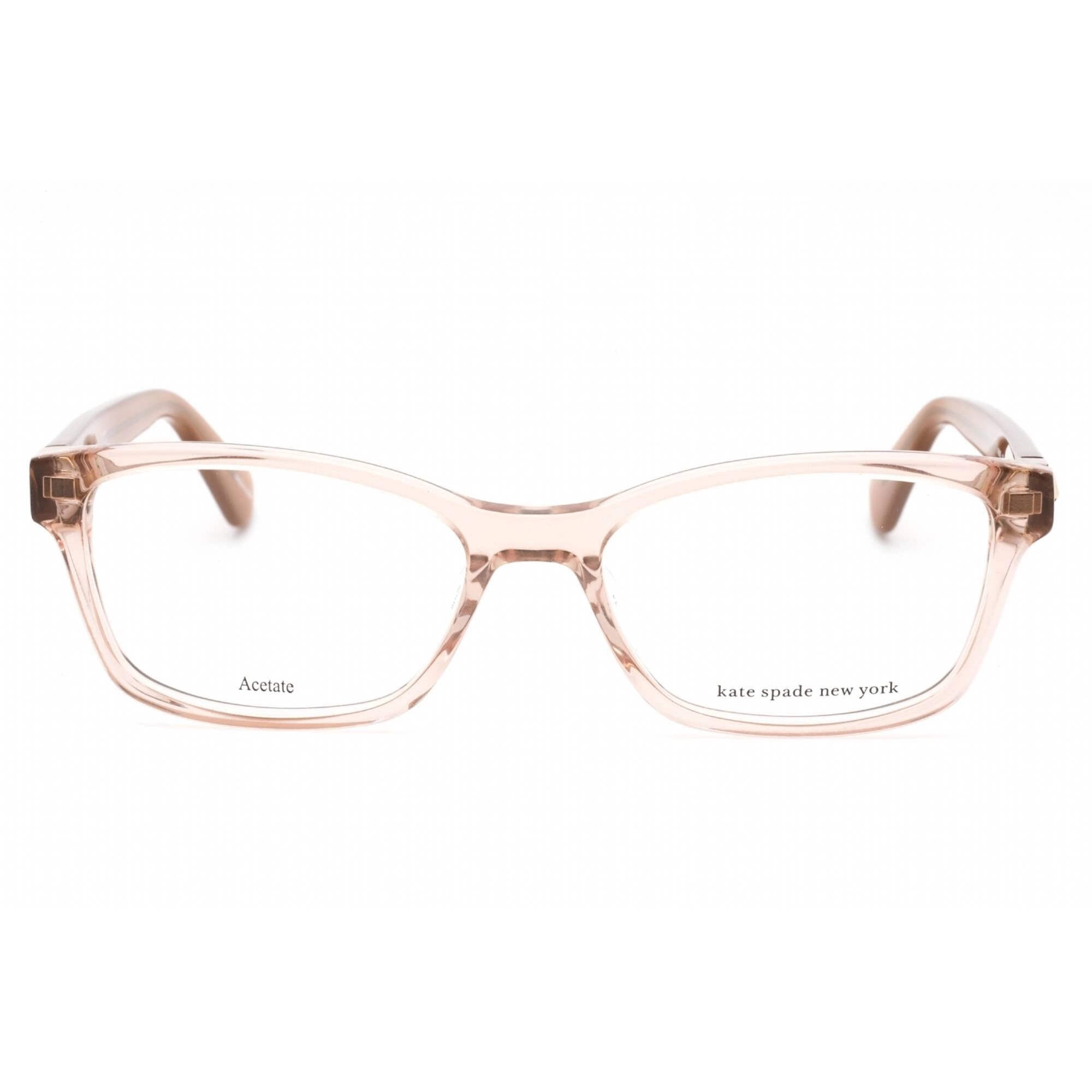 Kate Spade Women's Eyeglasses - Beige Plastic Rectangular Full Rim | RENNE 010A 00