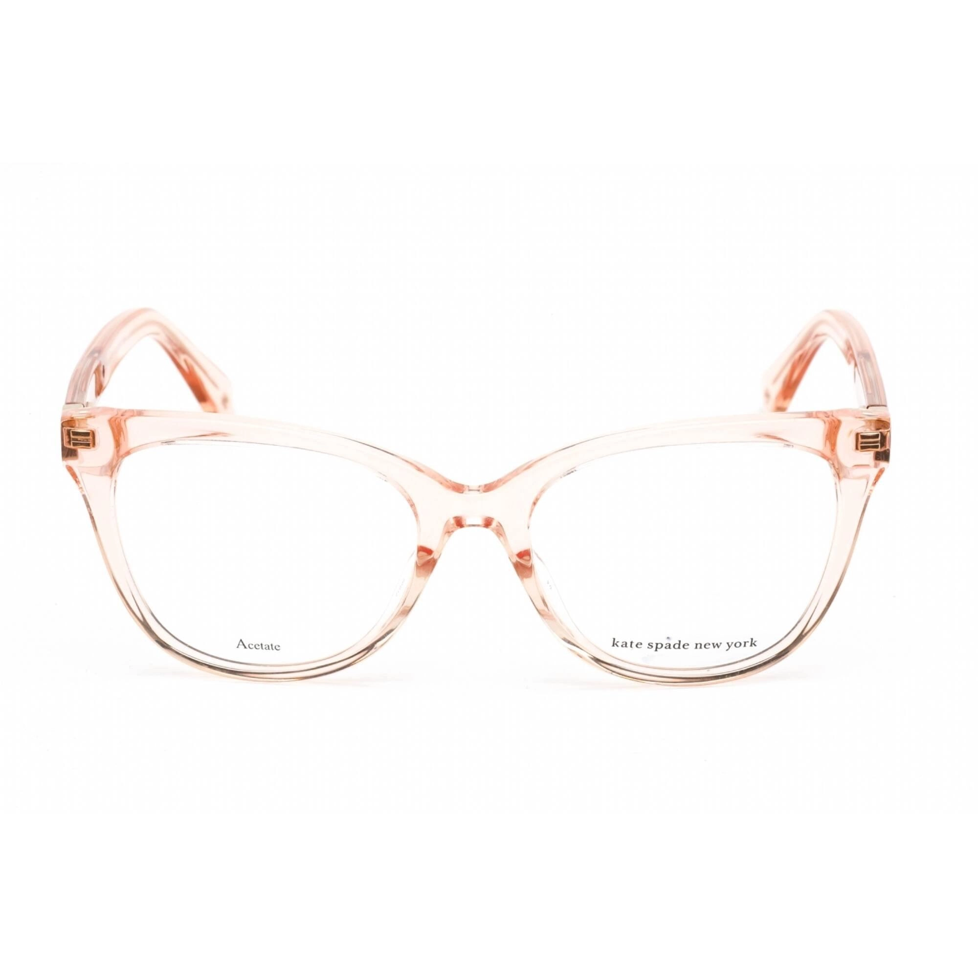 Kate Spade Women's Eyeglasses - Cat Eye Clear Peach Brown Acetate Frame | NEVAEH 733