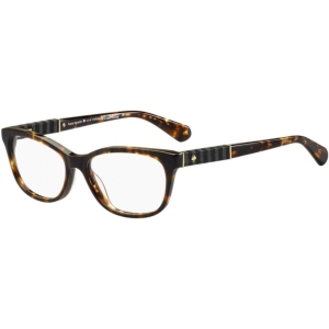Kate Spade Women's Eyeglasses - Dark Havana Rectangular Frame | KATE SPADE DAINA 86