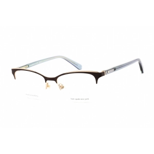 Kate Spade Women's Eyeglasses - Half Rim Brown and Turquoise Plastic | BRIEANA 07J5 00
