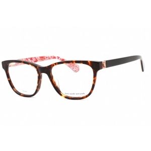 Kate Spade Women's Eyeglasses - Havana Cat Eye Frame Clear Demo Lens | VERNA 0086 00