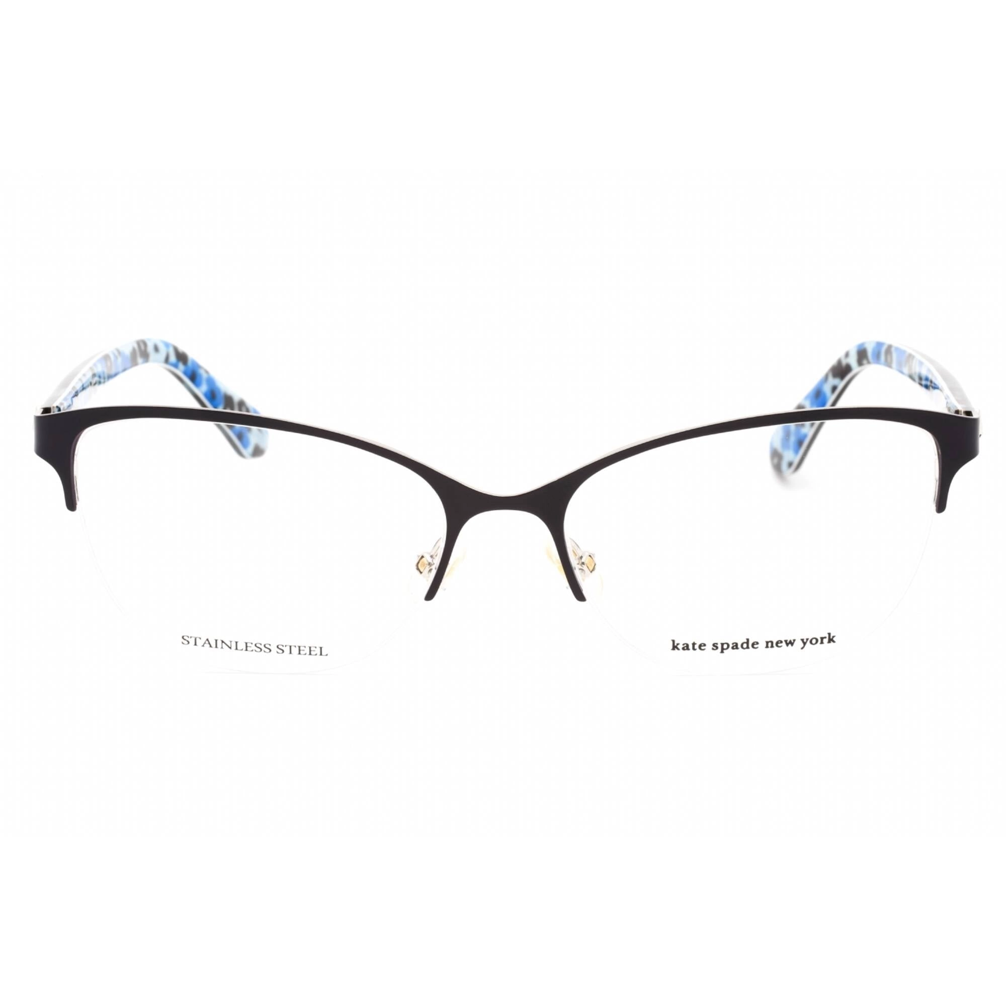 Kate Spade Women's Eyeglasses - Matte Blue Sliver Cat Eye Frame | Adalina 0F2G 00
