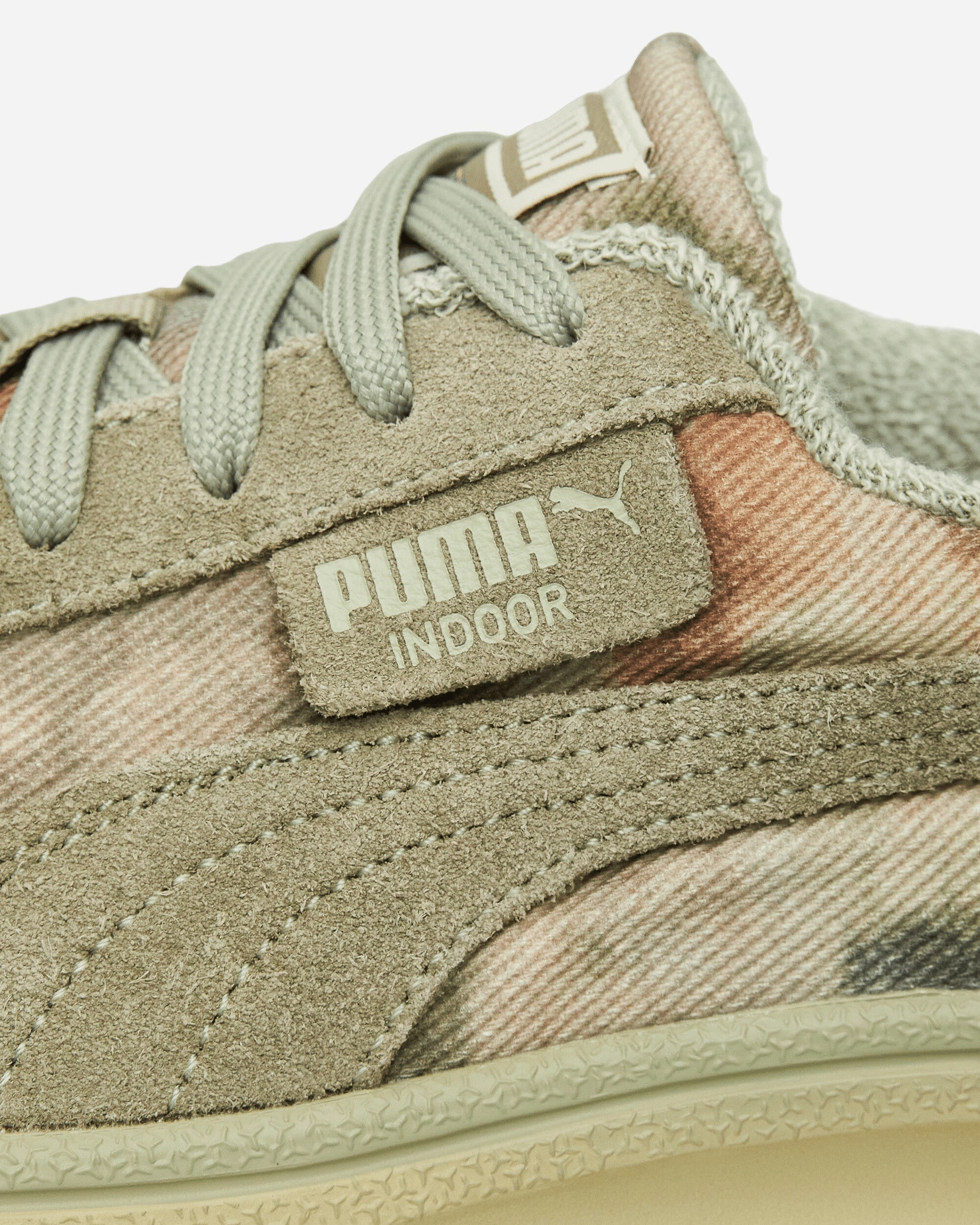 KidSuper Indoor Distressed Sneakers Khaki