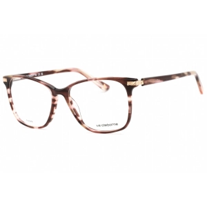 Liz Claiborne Women's Eyeglasses - Pink Havana Cat Eye Plastic | L 669 "0HT8 00 "