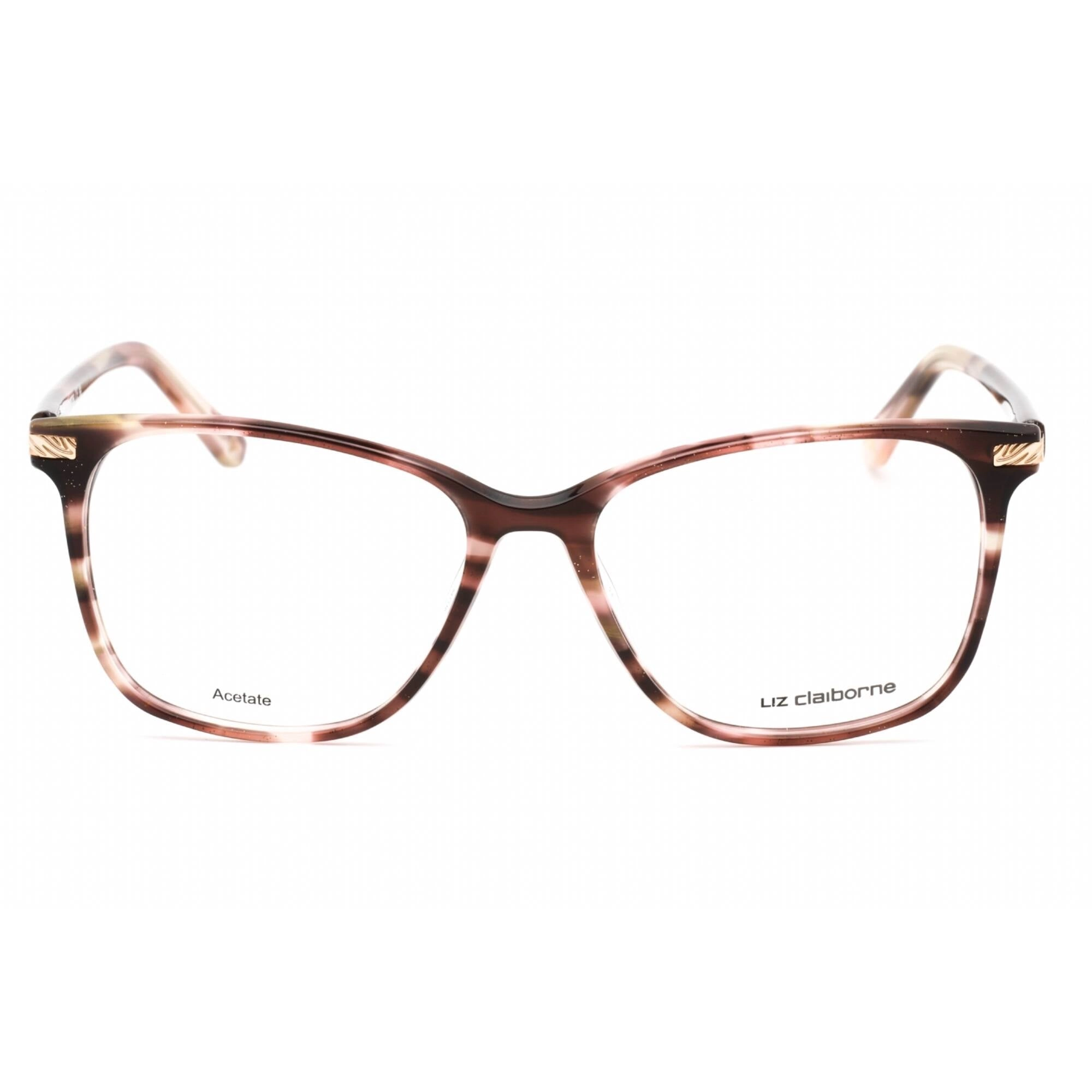 Liz Claiborne Women's Eyeglasses - Pink Havana Cat Eye Plastic | L 669 "0HT8 00 "