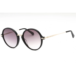 Longchamp Women's Sunglasses - Black Acetate Round Shape Full Rim Frame | LO645S 001