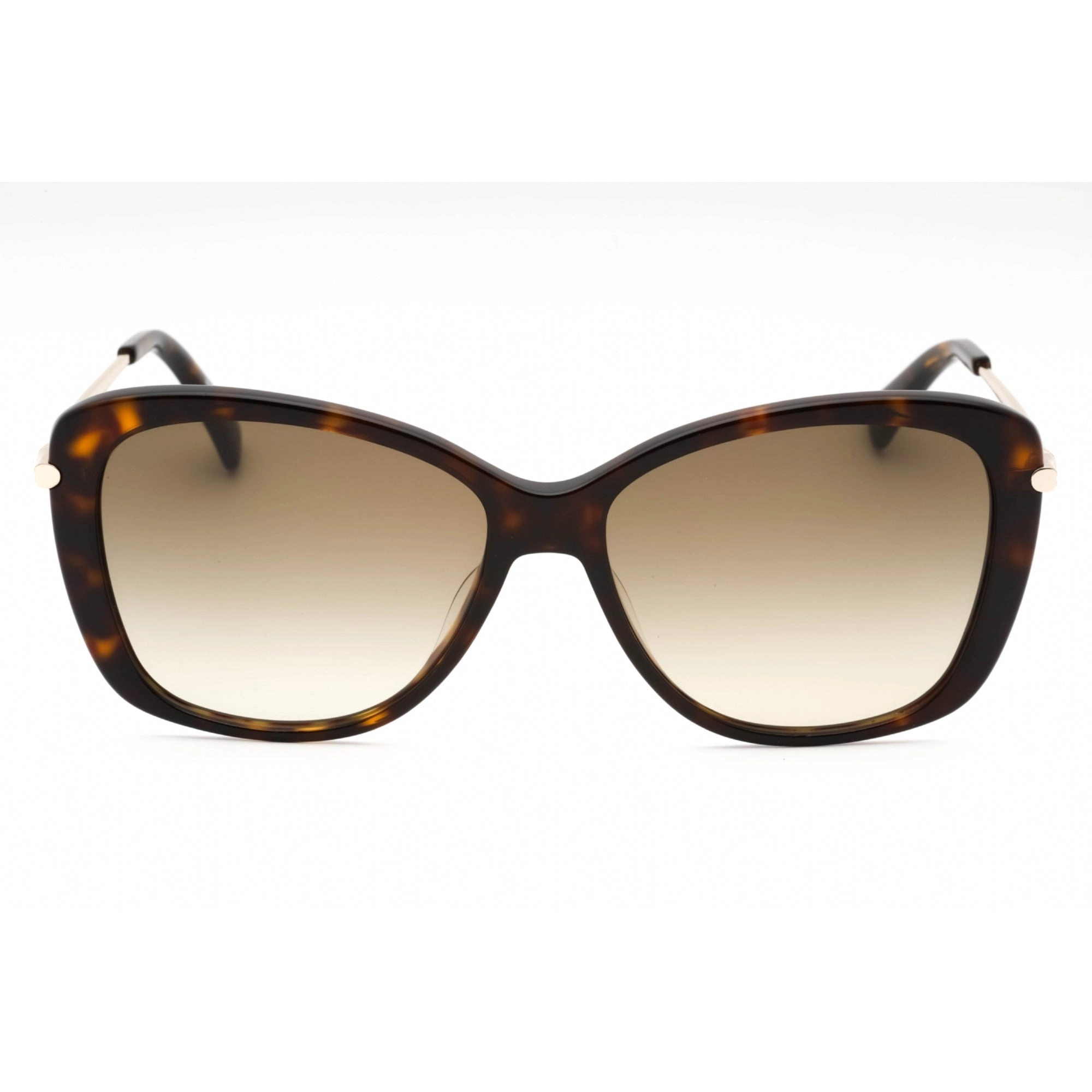 Longchamp Women's Sunglasses - Dark Havana Plastic Butterfly Full Rim | LO616S 213