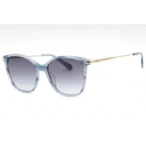 Longchamp Women's Sunglasses - Marble Blue Plastic Cat Eye Full Rim Frame | LO660S 421