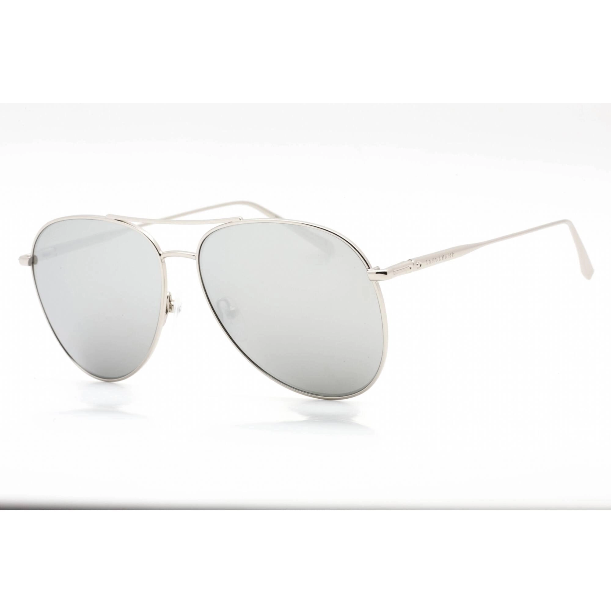 Longchamp Women's Sunglasses - Silver Mirror Lens Silver Frame | LO139S 043