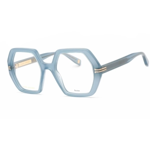 Marc Jacobs Women's Eyeglasses - Blue Plastic Geometric Full Rim | MJ 1077 0PJP 00