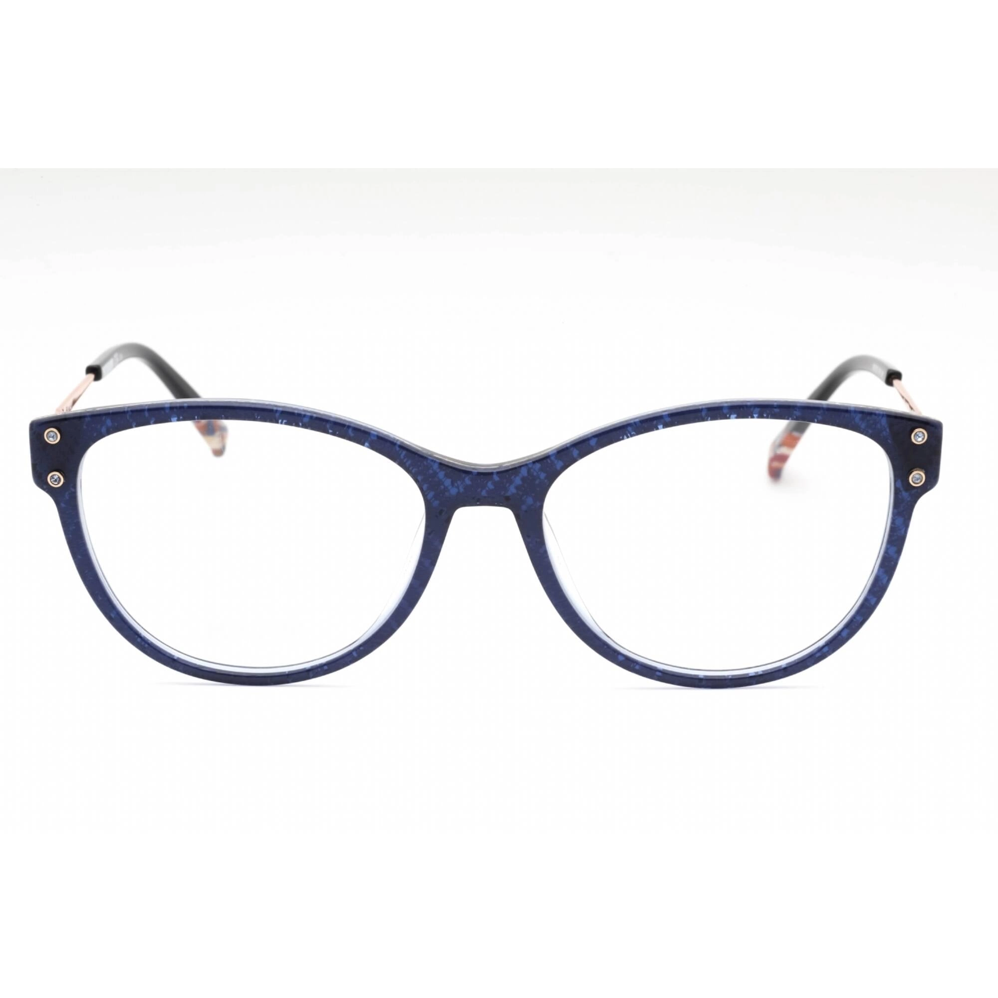 Missoni Women's Eyeglasses - Blue Plastic Cat Eye Full Rim Frame | MIS 0027 0PJP 00