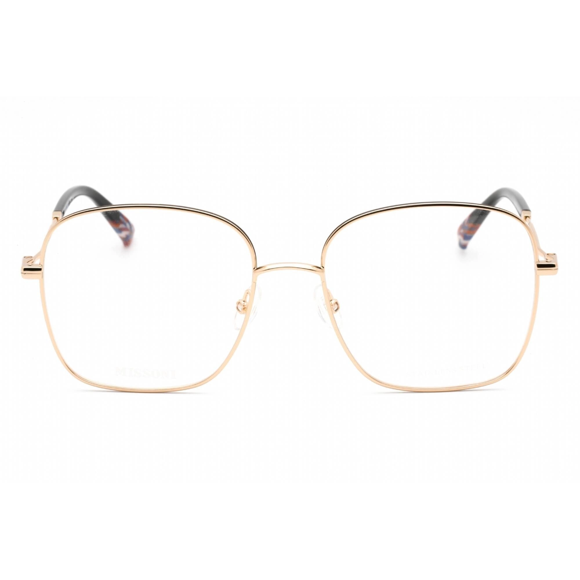 Missoni Women's Eyeglasses - Clear Lens Black Gold Metal Frame | MIS 0017 02M2 00