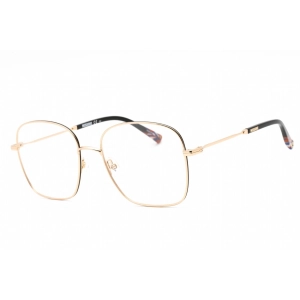 Missoni Women's Eyeglasses - Clear Lens Black Gold Metal Frame | MIS 0017 02M2 00