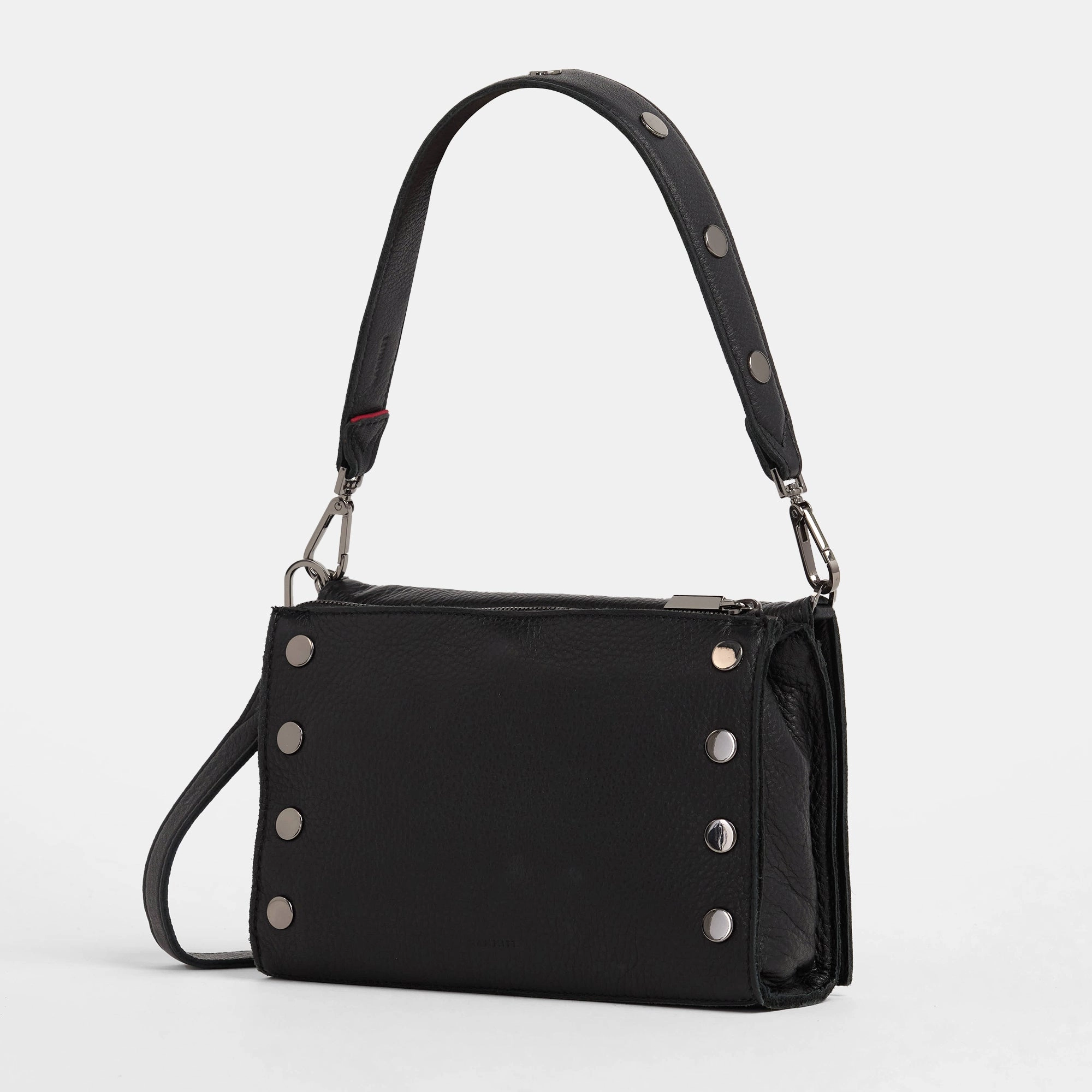 Montana Clutch | Black Lugano/Gunmetal | Sml