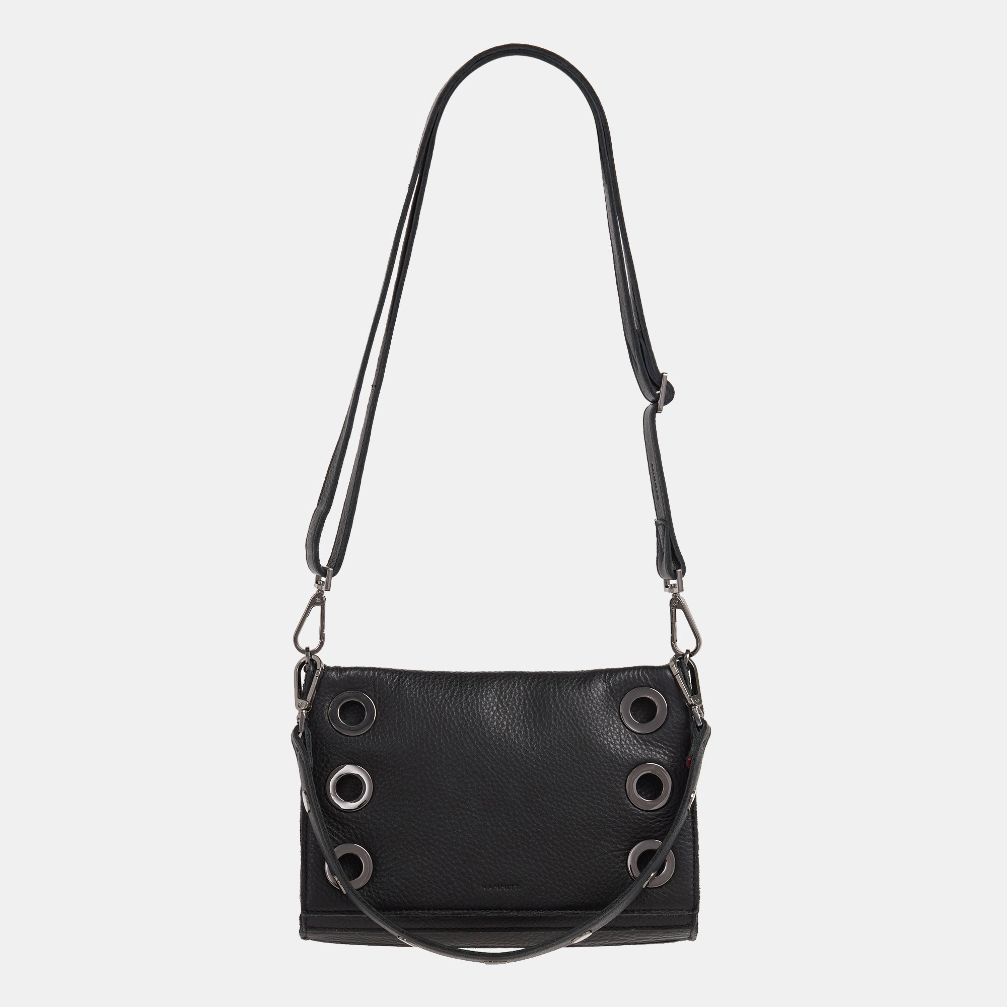 Montana Clutch | Black Lugano/Gunmetal | Sml