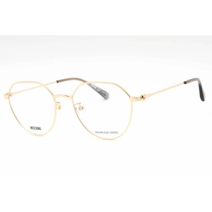 Moschino Women's Eyeglasses - Gold Geometric Metal Full Rim Frame | MOS564/F 0J5G 00