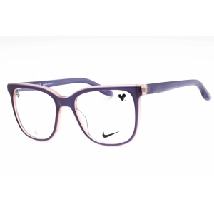Nike Women's Eyeglasses - Milky Grape Laminate Acetate Square Frame | NIKE 7166 512