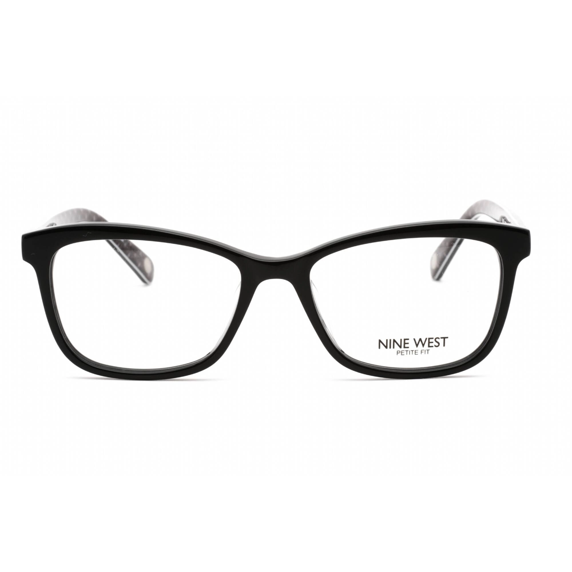 Nine West Women's Eyeglasses - Full Rim Black Plastic Rectangular Frame | NW5184 001