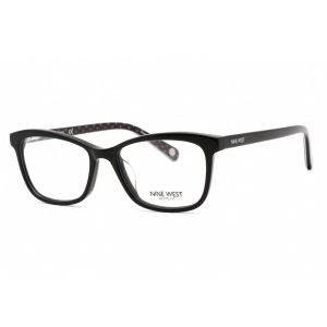 Nine West Women's Eyeglasses - Full Rim Black Plastic Rectangular Frame | NW5184 001