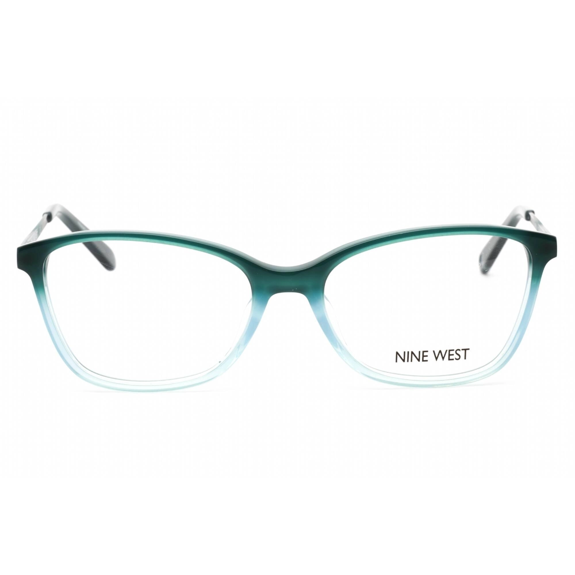 Nine West Women's Eyeglasses - Full Rim Green/Teal Gradient Plastic Frame | NW5154 306