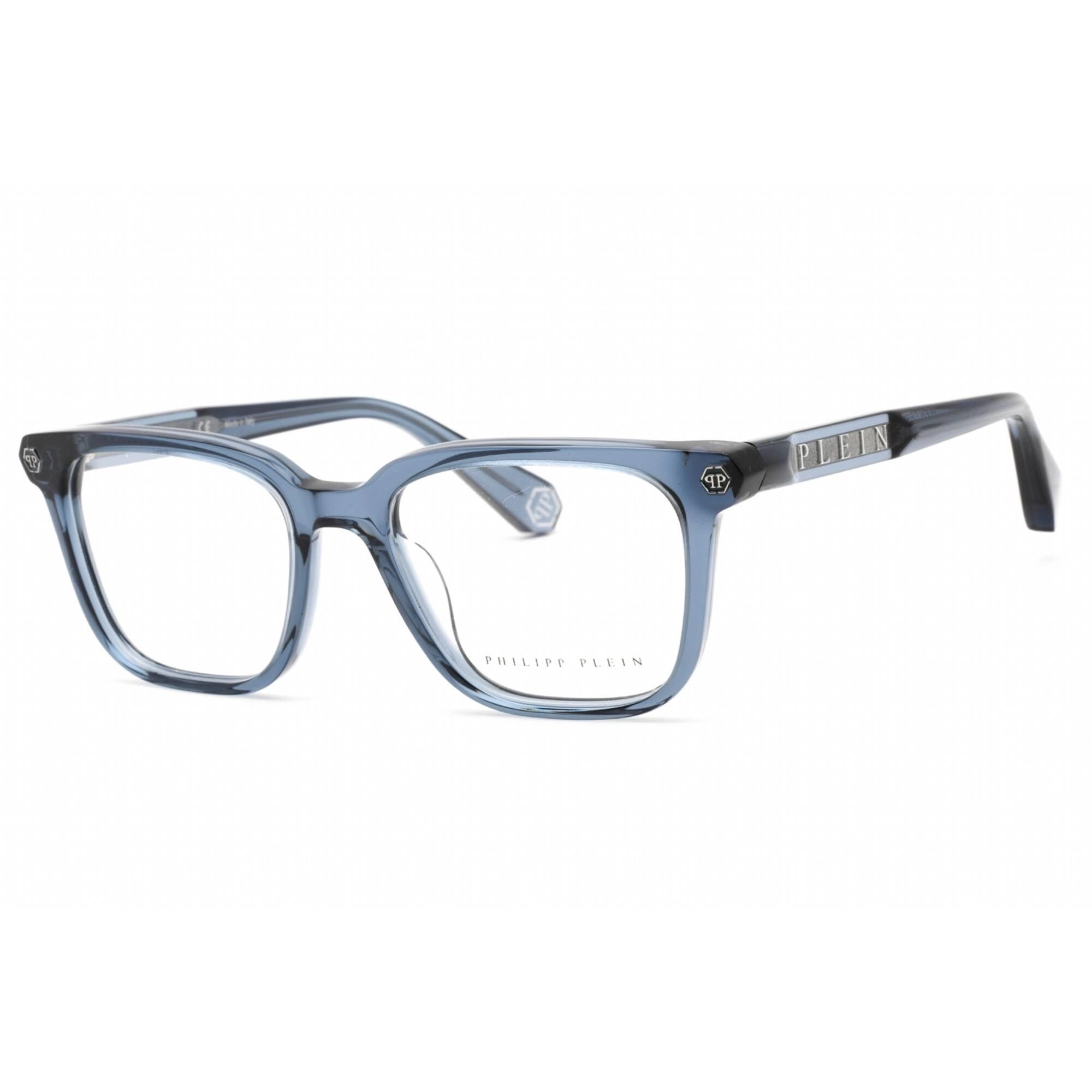 Philipp Plein Women's Eyeglasses - Full Rim Transparent Blue Frame | VPP015M 0U11