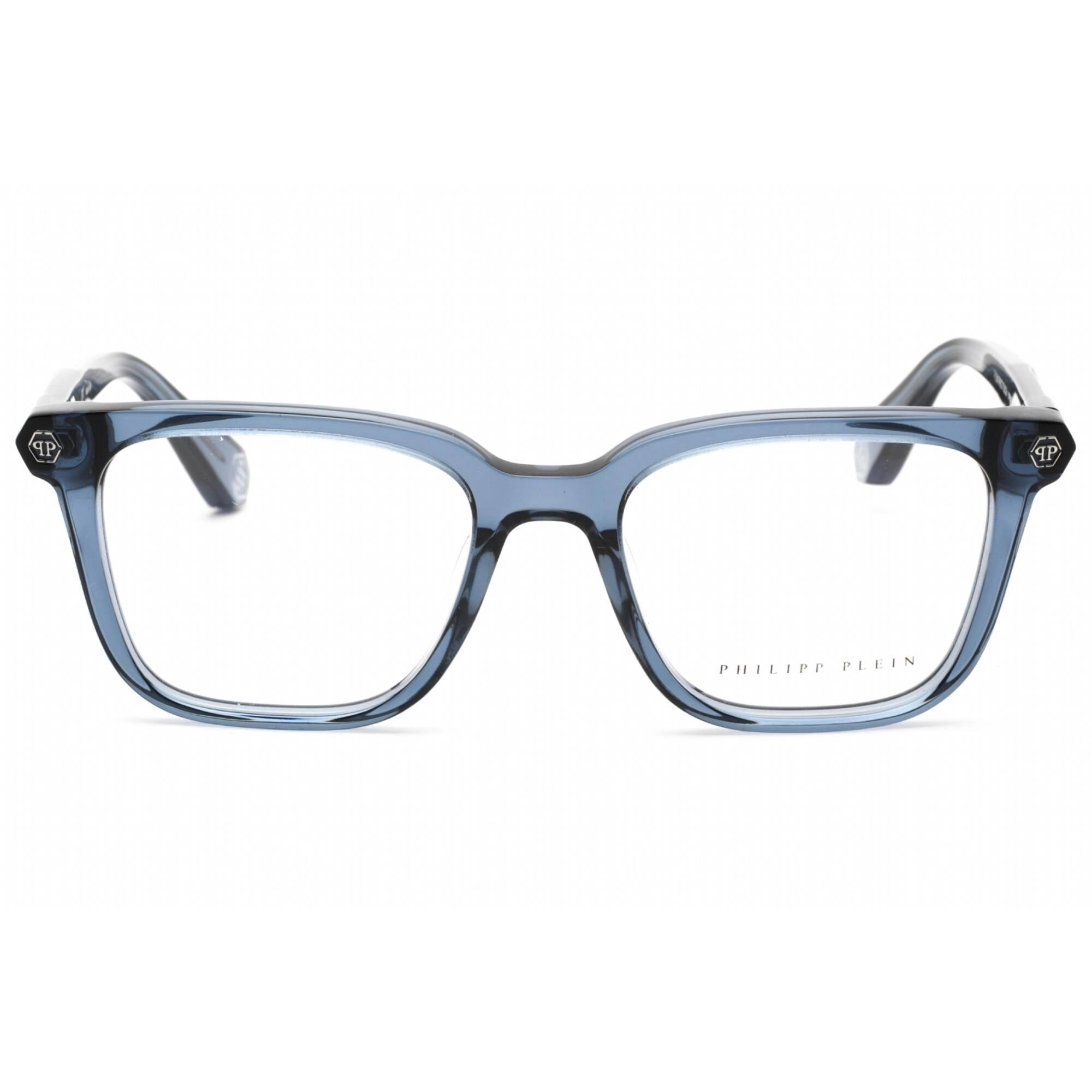 Philipp Plein Women's Eyeglasses - Full Rim Transparent Blue Frame | VPP015M 0U11