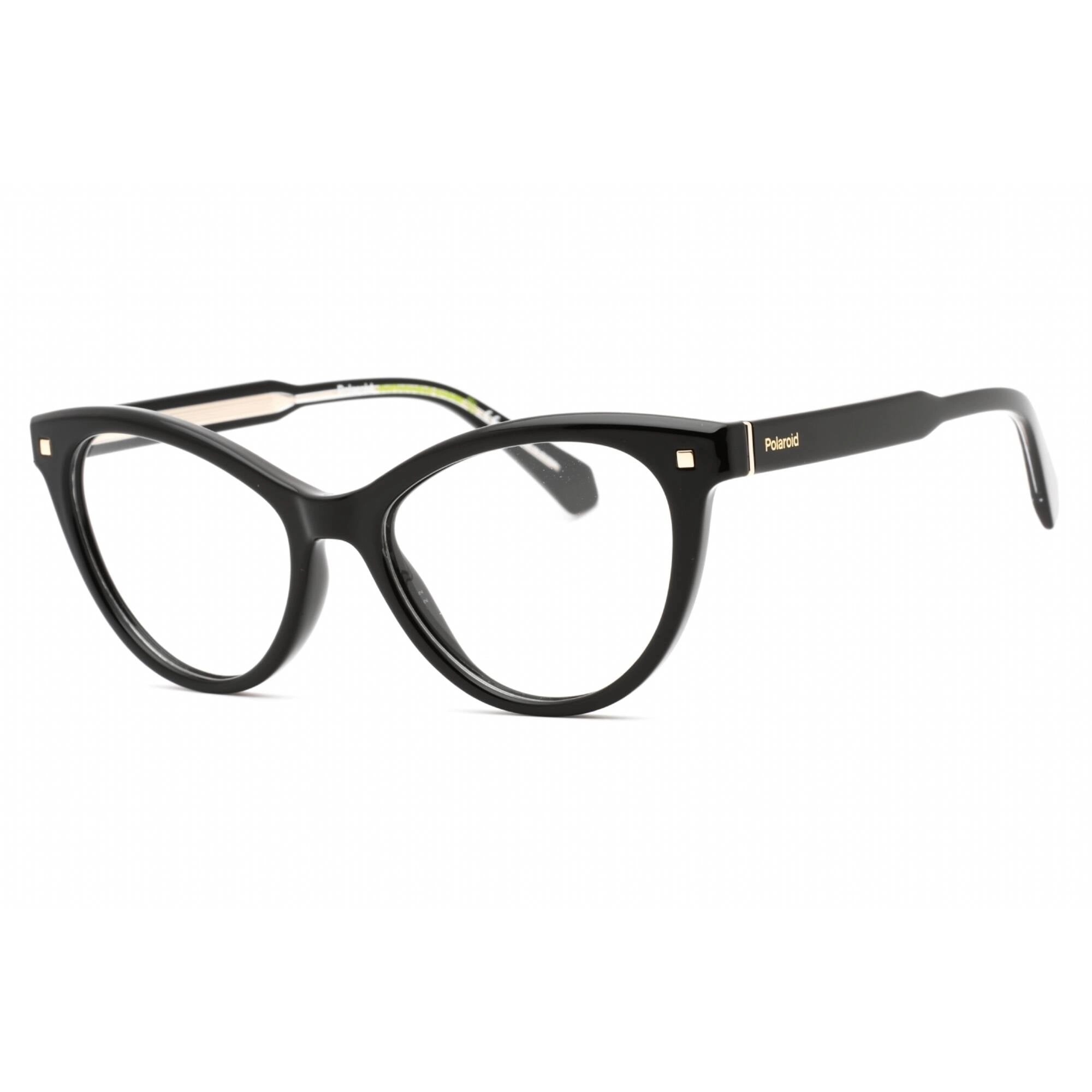Polaroid Core Women's Eyeglasses - Black Plastic Cat Eye Frame | PLD D446 0807 00