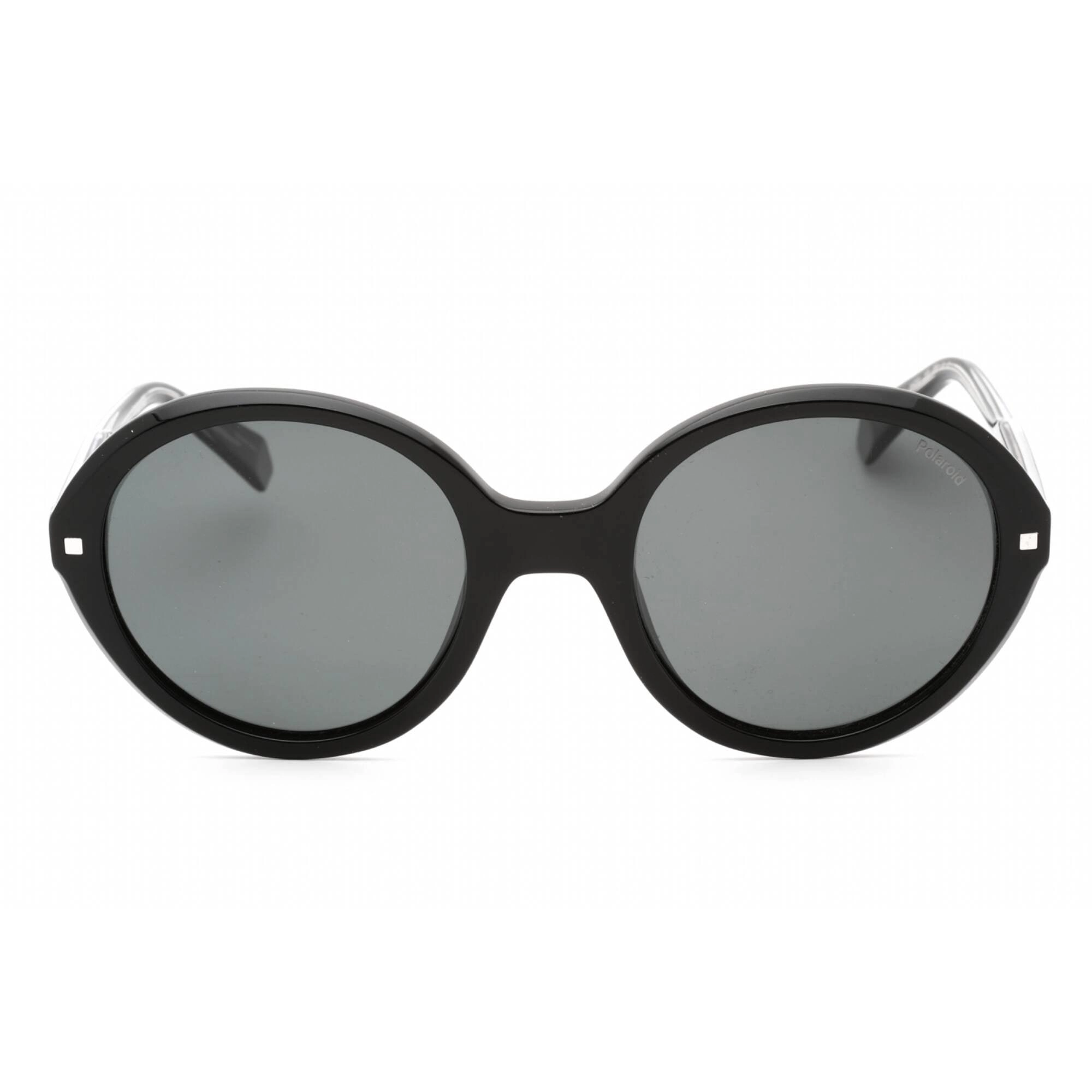 Polaroid Core Women's Sunglasses - Black Plastic Round Frame | PLD 4114/S/X 0807 M9