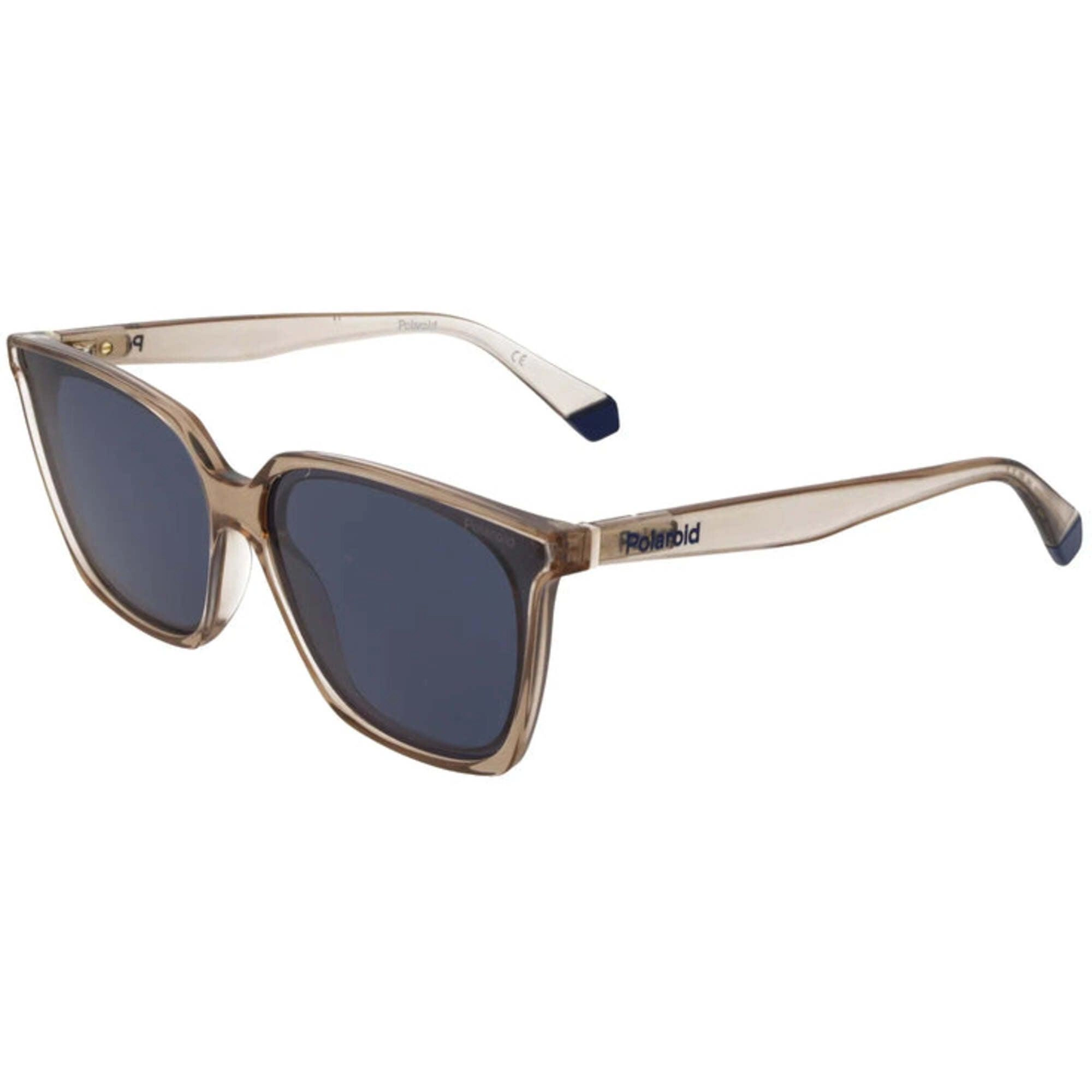Polaroid Women's Sunglasses - Beige Frame Blue Polarized Lens | PLD 6160/S 010A