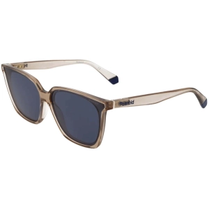Polaroid Women's Sunglasses - Beige Frame Blue Polarized Lens | PLD 6160/S 010A