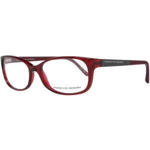 Porsche Women's Eyeglasses - Red Violet Plastic Frame Demo Lens | PORSCHE P8247 D