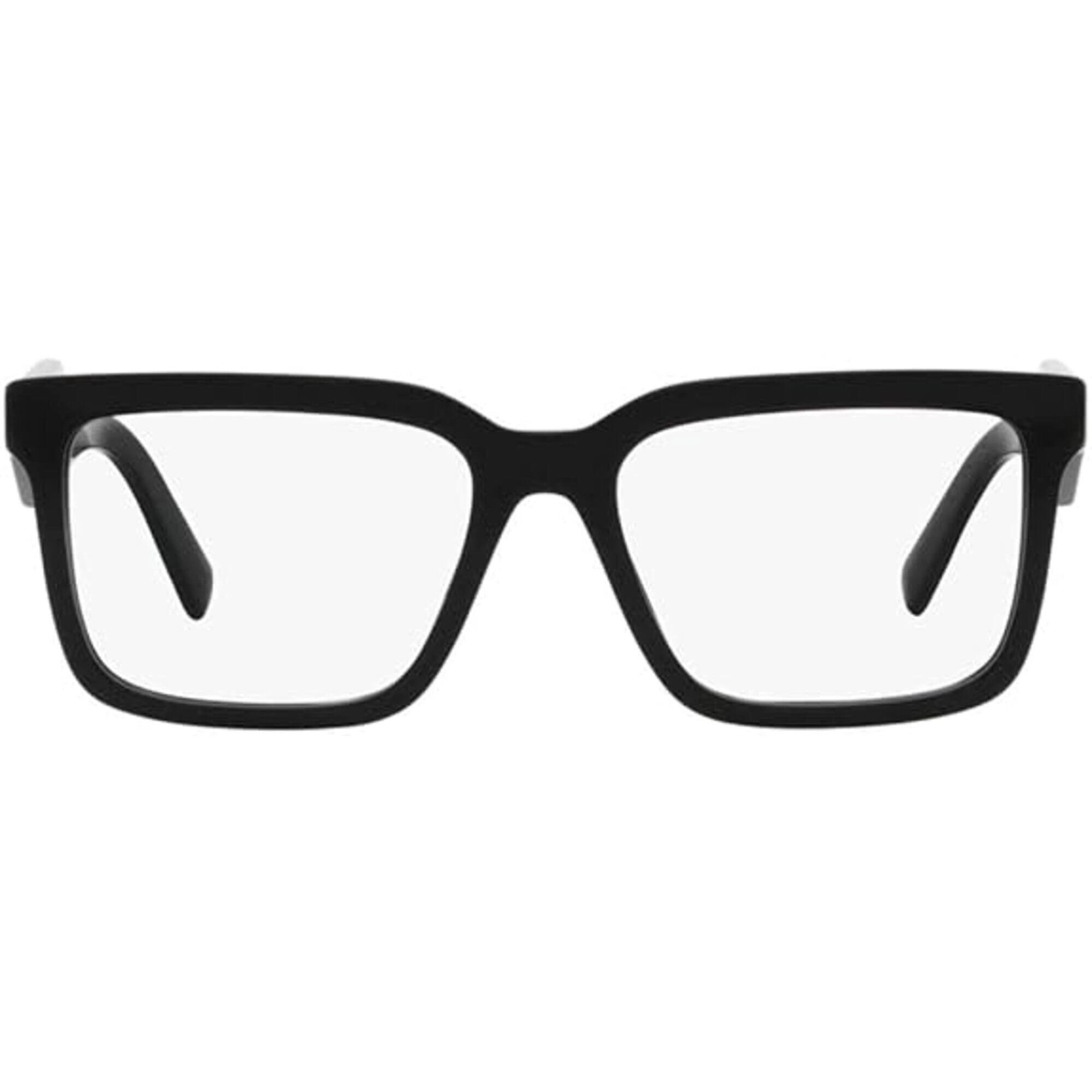Prada Women's Eyeglasses - Full Rim Black Acetate Rectangular Frame | 0PR10YV 1AB1O1