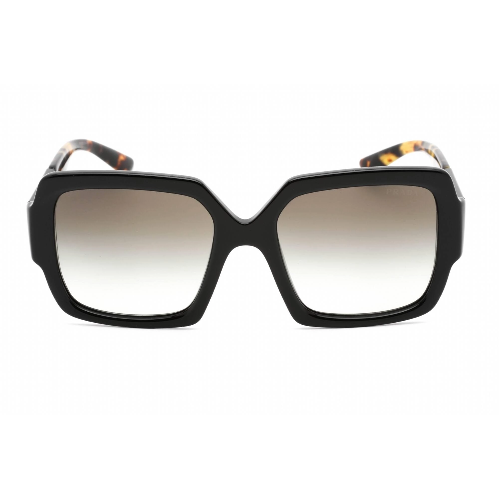 Prada Women's Sunglasses - Full Rim Black Plastic Butterfly Frame | 0PR 21XS 1AB0A7