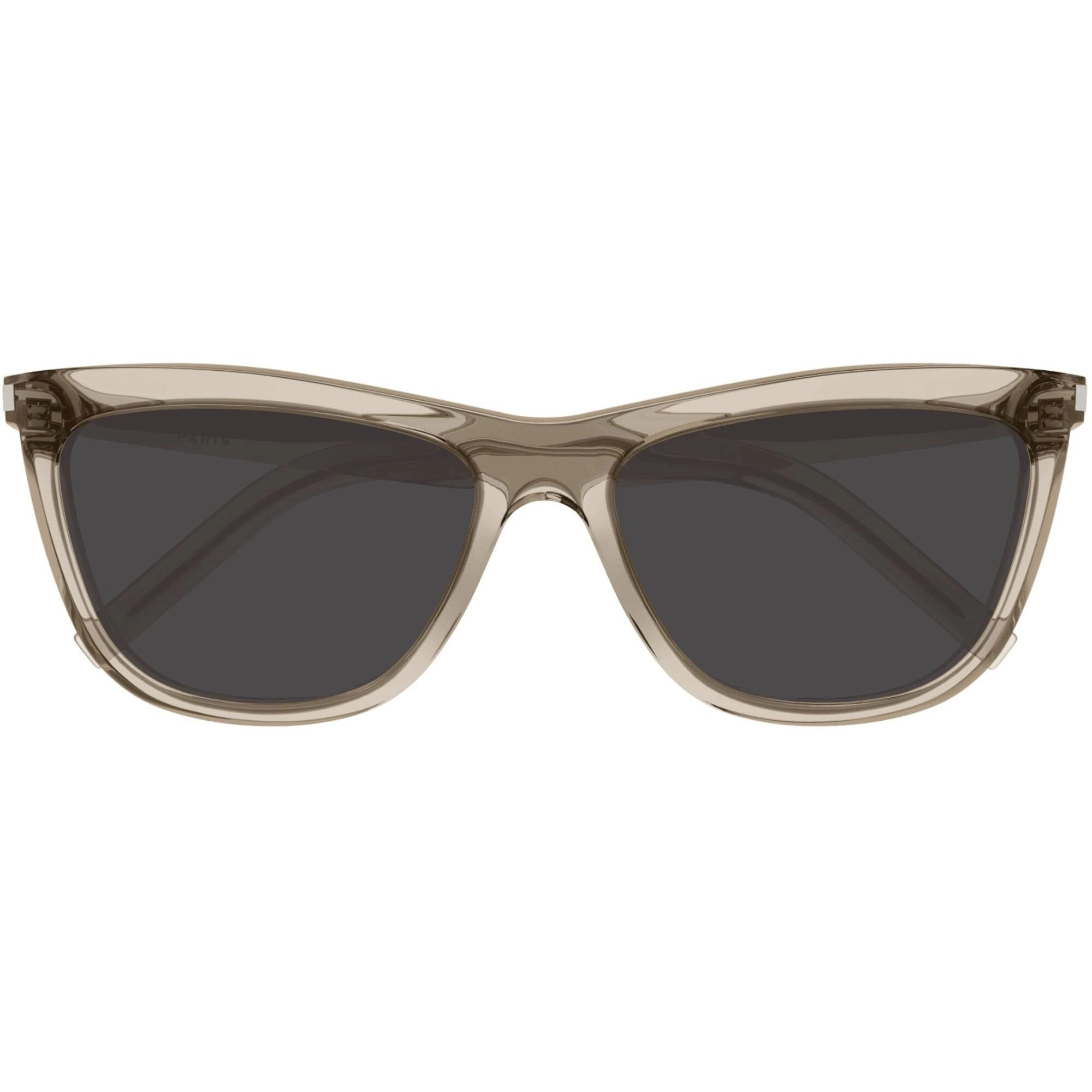 Saint Laurent Women's Sunglasses - Brown Acetate Cat Eye Frame Black Lens | SL515 006
