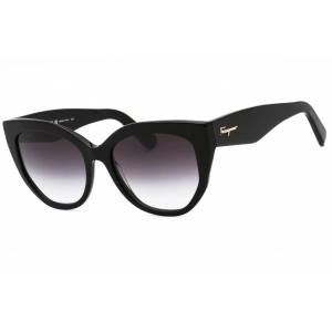 Salvatore Ferragamo Women's Sunglasses - Black Plastic Cat Eye Frame | SF1061S 001