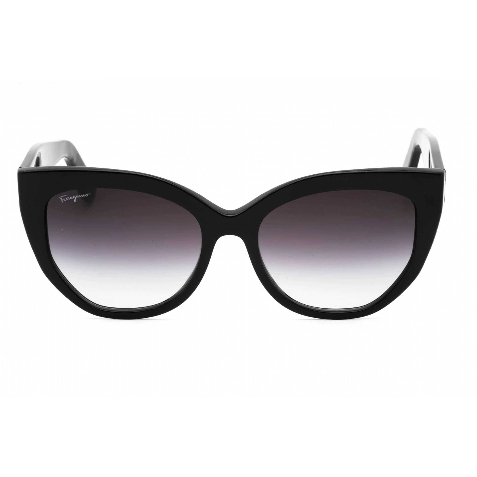 Salvatore Ferragamo Women's Sunglasses - Black Plastic Cat Eye Frame | SF1061S 001