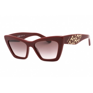 Salvatore Ferragamo Women's Sunglasses - Bordeaux Plastic Cat Eye Frame | SF1081SE 603
