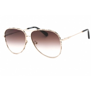 Salvatore Ferragamo Women's Sunglasses - Metal Full Rim Aviator Frame | SF268S 786