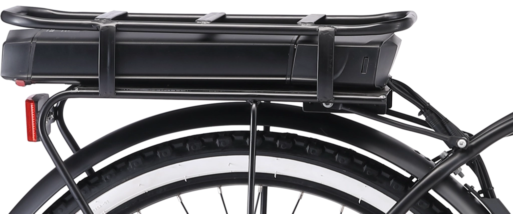 sixthreezero Around the Block Men's NEW 26" 500W 7-Speed Beach Cruiser Bicycle with Rear Rack