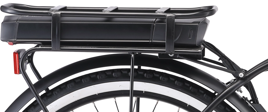 sixthreezero Around the Block Men's NEW 26" 500W 7-Speed Beach Cruiser Bicycle with Rear Rack