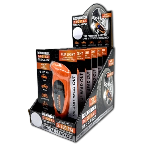 Small Digital Tire Gauge - 6 Pieces Per Retail Ready Display 23774