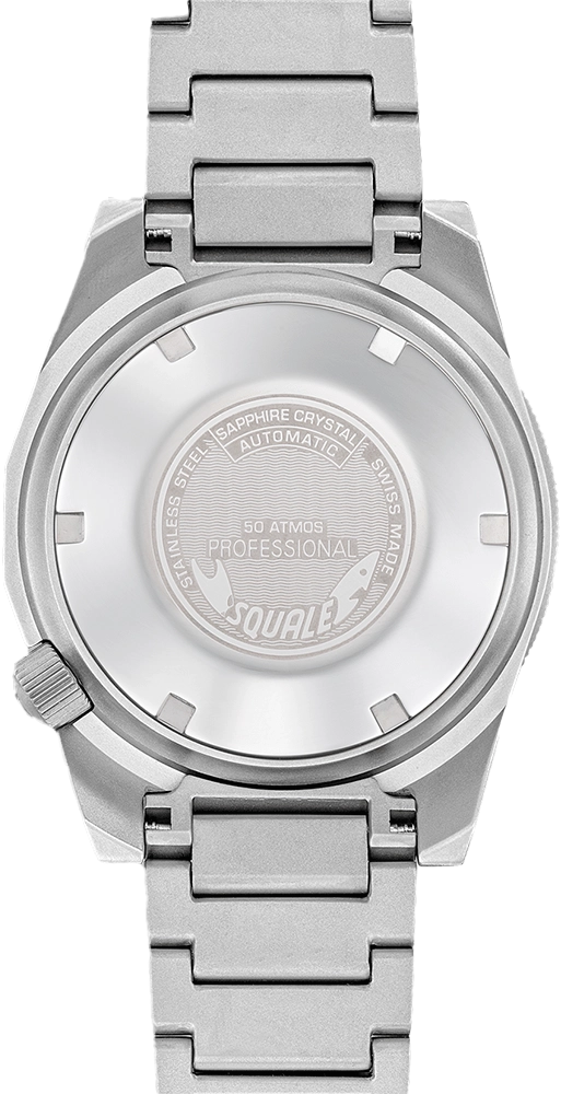 Squale 50 Atmos 1521 Black Blasted Bracelet 1521BKBL.SQ20S
