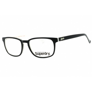 Superdry Women's Eyeglasses - Black/White Plastic Square Shape Frame | SDO-QUINN 104