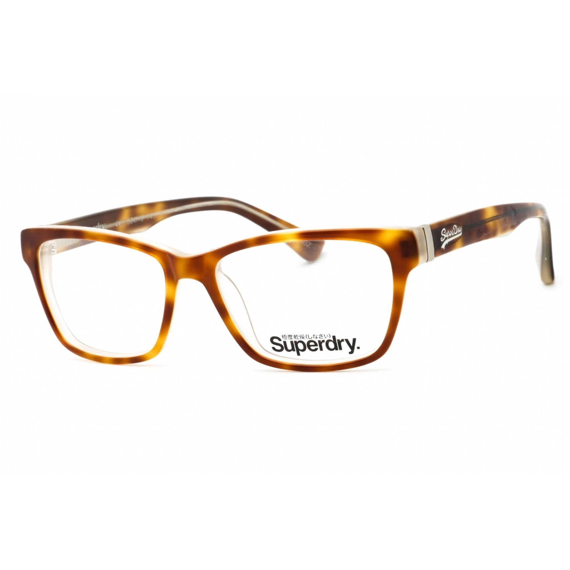 Superdry Women's Eyeglasses - Tortoise/Stone Plastic Cat Eye Frame | SDO-MIKA 102